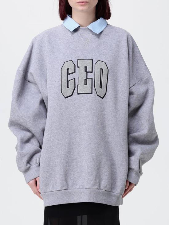 25FW 발렌시아가 스웨터 837035TSVP2 1300 Grey