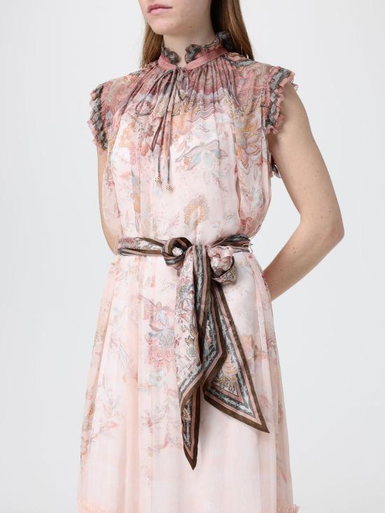 26SS 짐머만 롱 원피스 7280DS262 PKP Pink - ZIMMERMANN