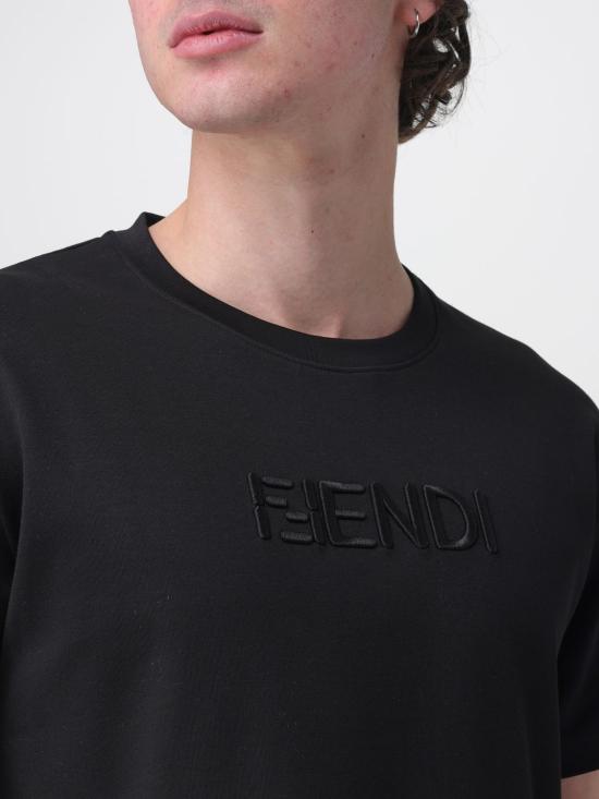 26SS 펜디 반팔 티셔츠 FY1319AY0G F0QA1 Black - FENDI