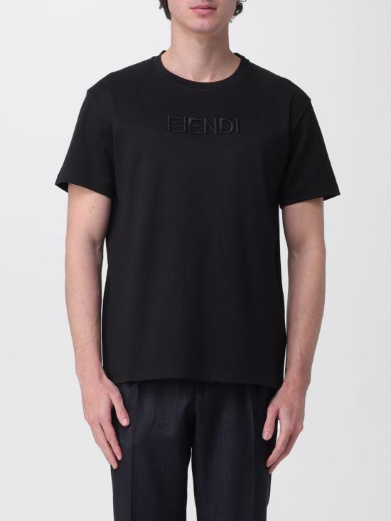 26SS 펜디 반팔 티셔츠 FY1319AY0G F0QA1 Black