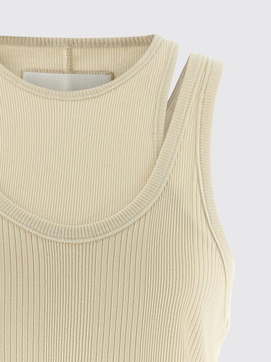 26SS 아르마리움 민소매 티셔츠 ARMTMT040JE05 012 White - ARMARIUM