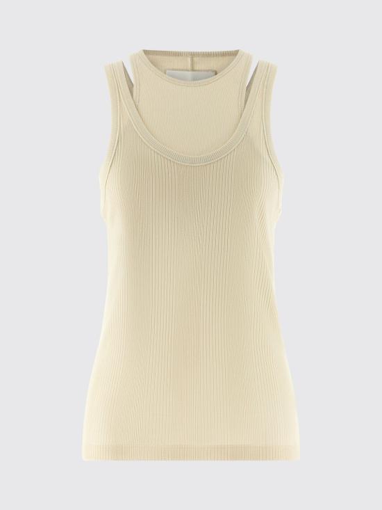 26SS 아르마리움 민소매 티셔츠 ARMTMT040JE05 012 White - ARMARIUM