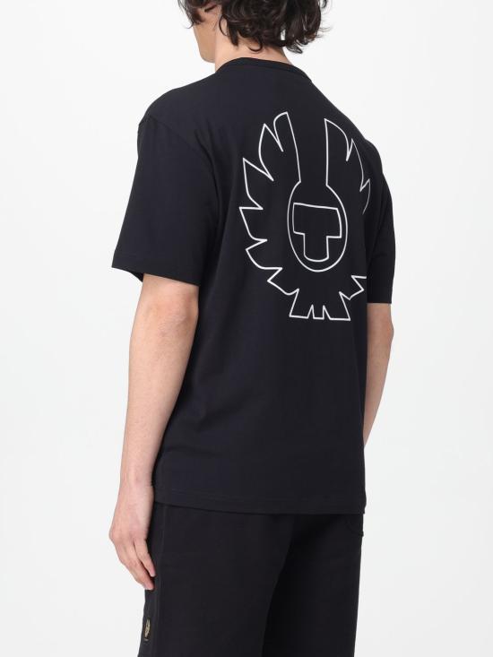 26SS 벨스타프 반팔 티셔츠 105895 Black - BELSTAFF