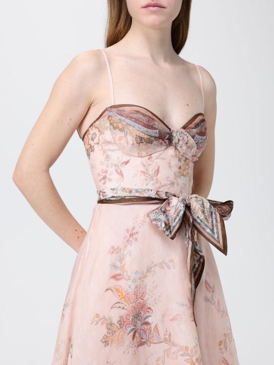 26SS 짐머만 롱 원피스 7477DS262 PKP Blush Pink - ZIMMERMANN