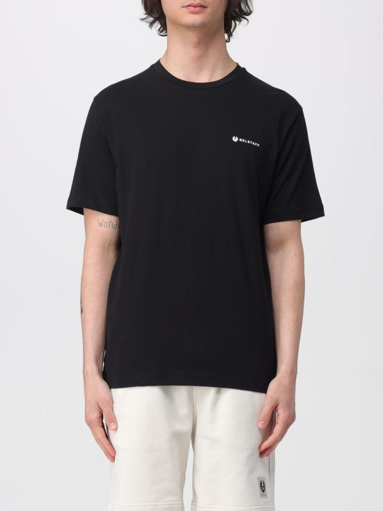 26SS 벨스타프 반팔 티셔츠 106282 BDIWT Black