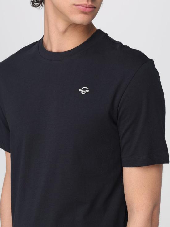 26SS 블라우어 반팔 티셔츠 26SBLUH02300007439 999 Black - BLAUER