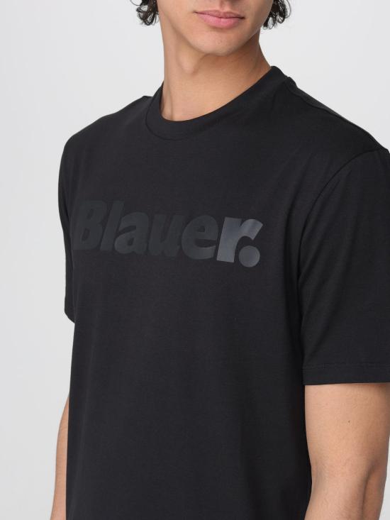26SS 블라우어 반팔 티셔츠 26SBLUH02287007480 999 Black - BLAUER