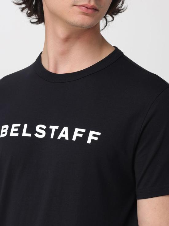26SS 벨스타프 반팔 티셔츠 106037 Black - BELSTAFF