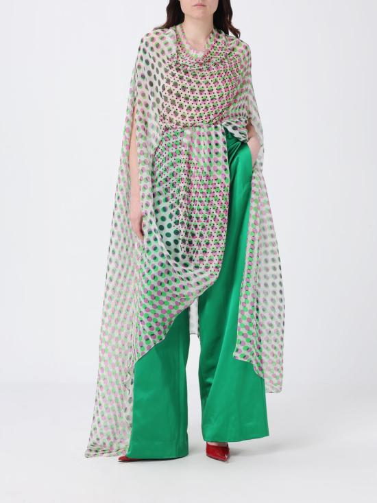 26SS 드리스 반 노튼 팔라초 팬츠 2610109463304 604 Green - DRIES VAN NOTEN