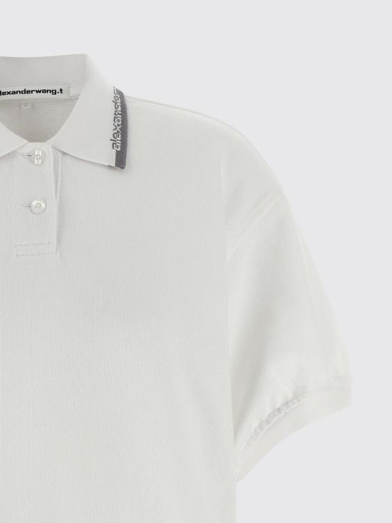 26SS 티바이알렉산더왕 폴로 티셔츠 4CC1266902 100 White - T BY ALEXANDER WANG