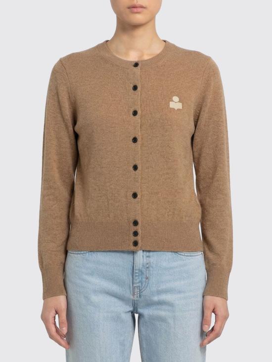 26SS 이자벨마랑에뚜왈 모나 울 코튼 믹스 가디건 CA0115FAC1L17E 50CM Camel