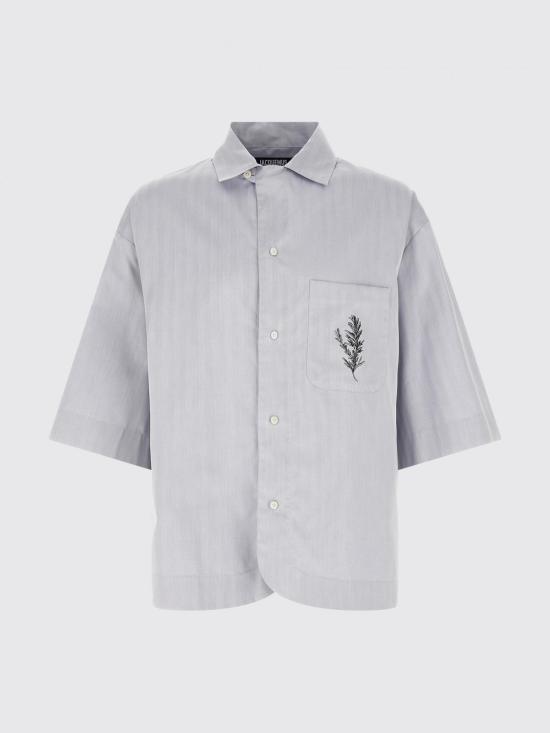 26SS 자크뮈스 셔츠 SHM00610AW00776 3GU Gnawed Blue - JACQUEMUS