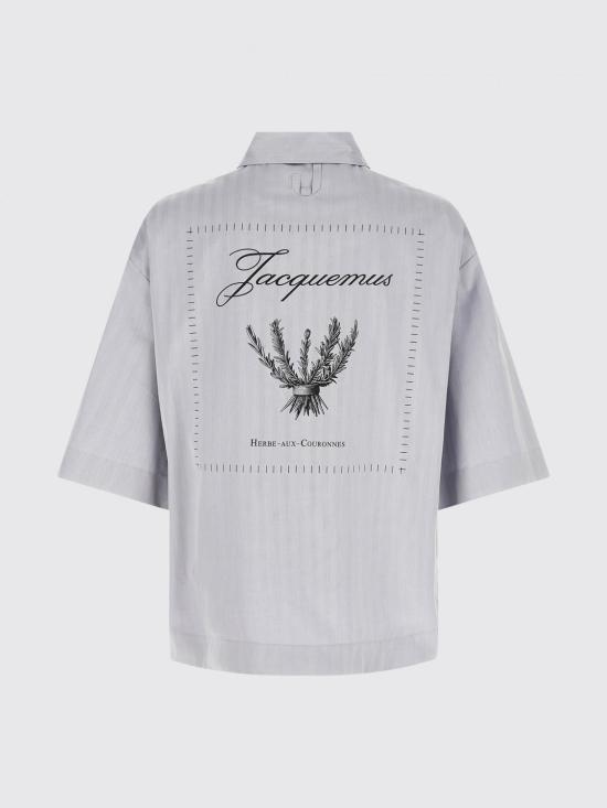 26SS 자크뮈스 셔츠 SHM00610AW00776 3GU Gnawed Blue - JACQUEMUS