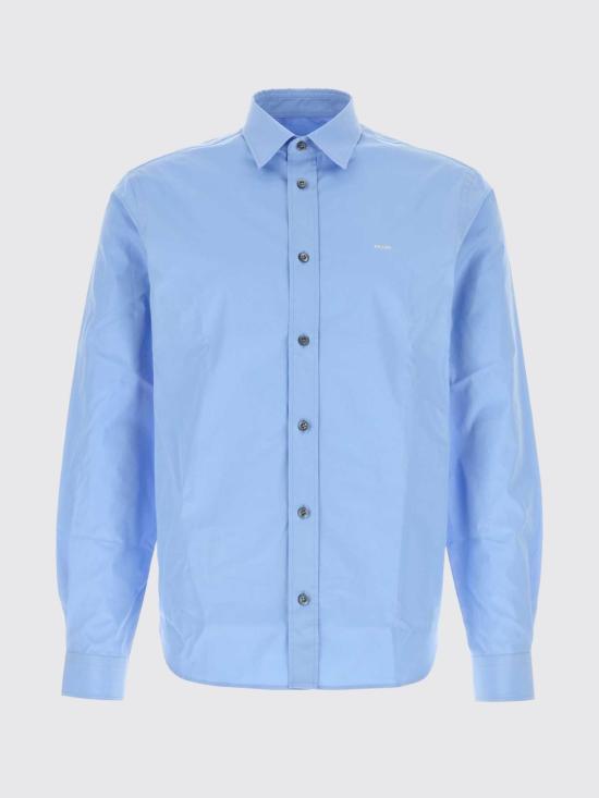 26SS 프라다 긴팔 셔츠 UCN611SWMO10IV F0YRX Sky Blue