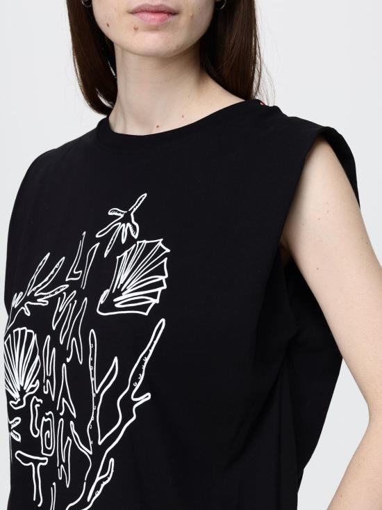 26SS 리비아나 콘티 민소매 티셔츠 L6SW81 Y69 0 Black - LIVIANA CONTI