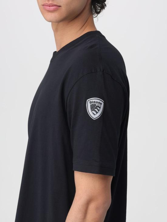 26SS 블라우어 반팔 티셔츠 26SBLUH02068007439 999 Black - BLAUER