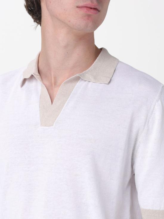 26SS 일레븐티 폴로 티셔츠 M76MAGM39MAG0M017 01 02 Natural - ELEVENTY