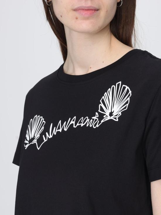 26SS 리비아나 콘티 반팔 티셔츠 L6SW83 Y69 0 Black - LIVIANA CONTI