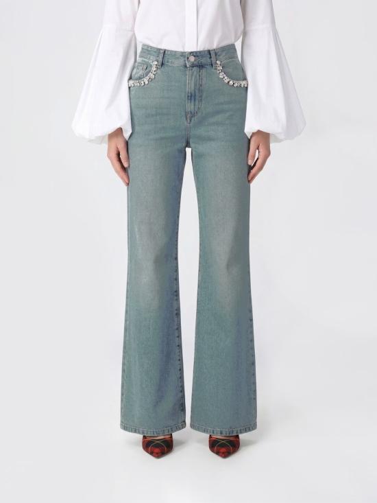 26SS 알렉산더 맥퀸 데님 팬츠 846044QMAD0 4383 Blue