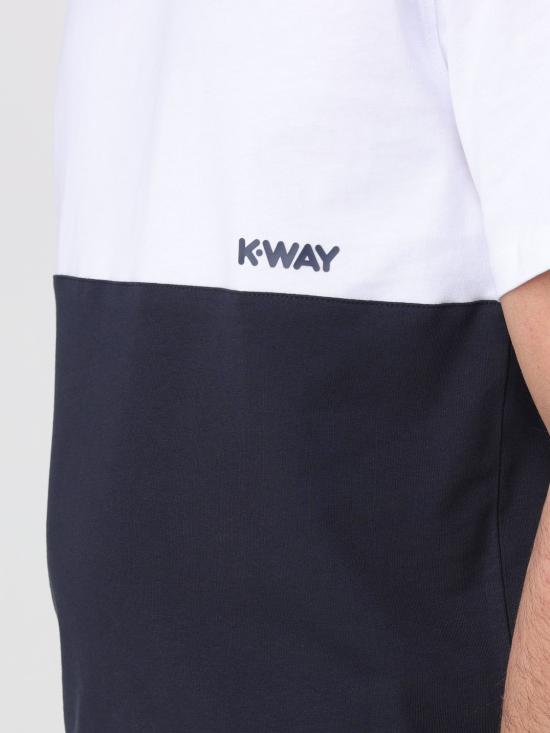 26SS 까웨 반팔 티셔츠 K71355W ALC Blue - K-WAY