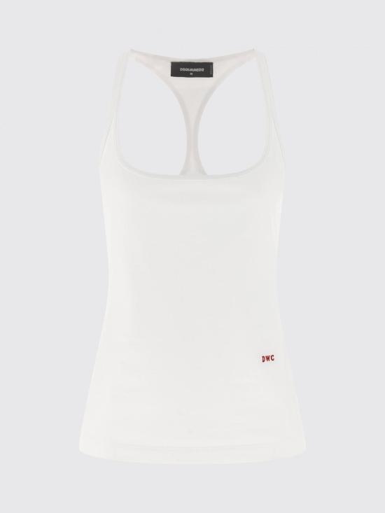 26SS 디스퀘어드2 민소매 티셔츠 S75NL0052D20109 100 White - DSQUARED2