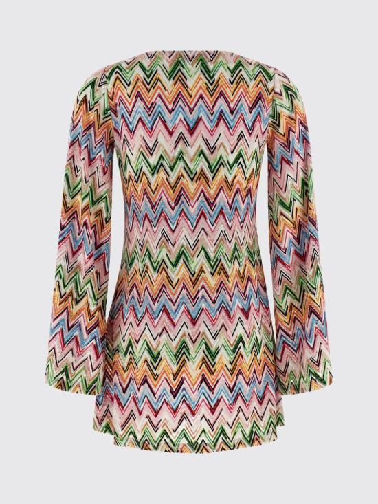 26SS 미소니 숏 원피스 MS26SQ0GBJ00QL SM9Z9 Multicolor - MISSONI