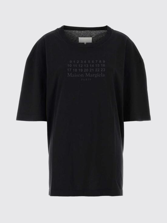 26SS 마르지엘라 코튼 저지 티셔츠 S67GC0042S24575 973 Black - MAISON MARGIELA
