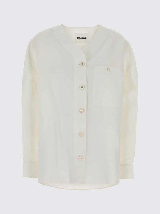 26SS 질샌더 셔츠 J40DL0182J65348 101 Milk - JIL SANDER