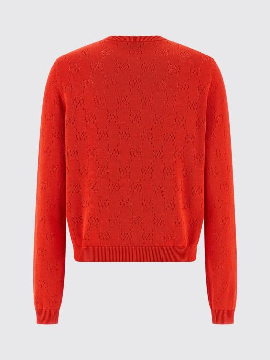26SS 구찌 GG 포인텔 코튼 실크 가디건 856202XKFCO 5741 Red - GUCCI