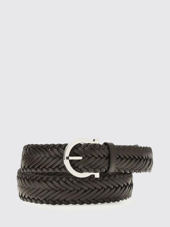 26SS 살바토레 페라가모 가죽 벨트 791032 002 Dark