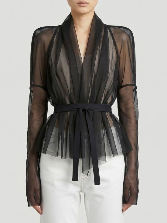 26SS 릭 오웬스 블라우스 RP01F6762SNMTUS 09 Black