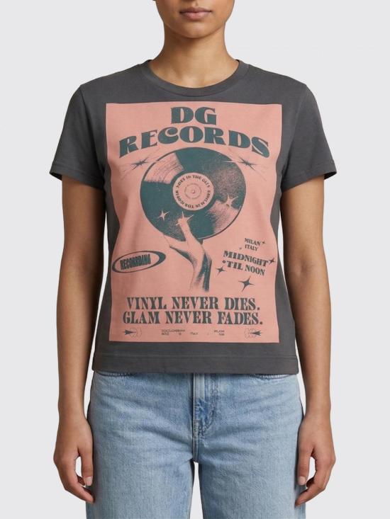 26SS 돌체앤가바나 프린트 저지 티셔츠 F8V81TGDDPH N9833 Grey