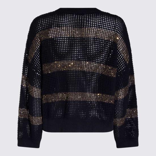  브루넬로 쿠치넬리 스웨터 Brunello Cucinelli 코튼 니트웨어  Abisso - BRUNELLO CUCINELLI