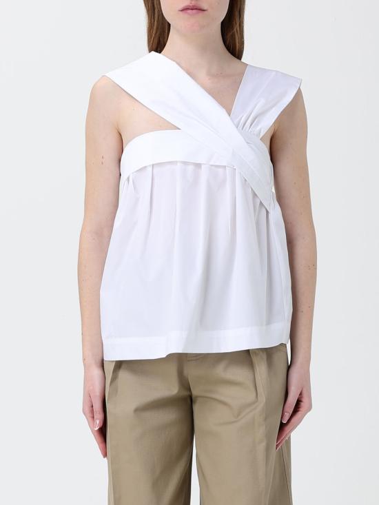 26SS 텔라 민소매 티셔츠 170049 A001 White