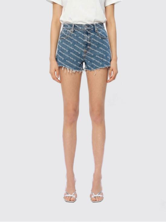 26SS 알렉산더 왕 데님 숏팬츠 4DC1214897 460 Blue