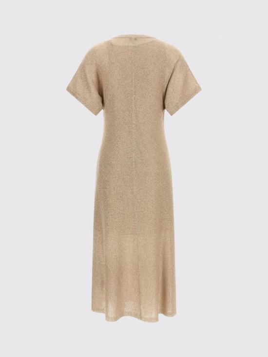 26SS 브루넬로 쿠치넬리 롱 원피스 MDJ560A90 C9589 Beige - BRUNELLO CUCINELLI