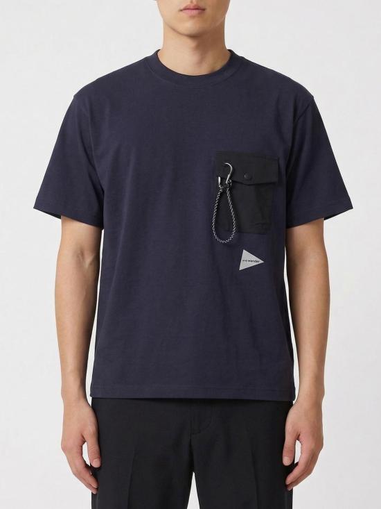 26SS 앤드원더 반팔 티셔츠 5746984075 120 Blue