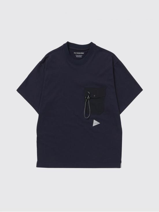 26SS 앤드원더 반팔 티셔츠 5746984075 120 Blue - AND WANDER