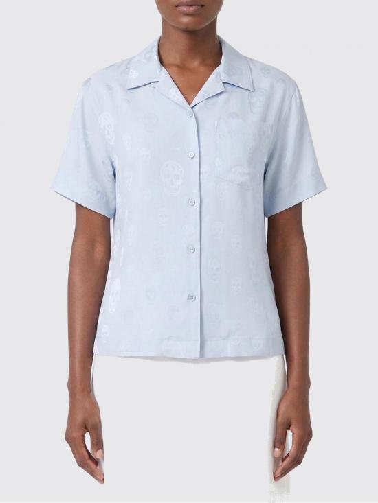 26SS 알렉산더 맥퀸 셔츠 839591QGABJ 4602 Ice