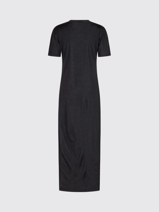 26SS 생로랑 롱 원피스 839059Y76UO 1000 Black - SAINT LAURENT