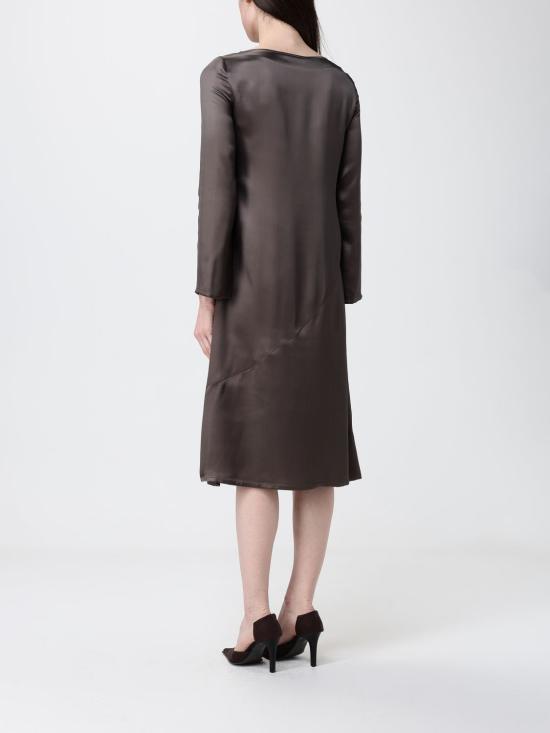 26SS 엠포리오 아르마니 미디 원피스 EW003622 AF21547 U6128 Cocoa - EMPORIO ARMANI