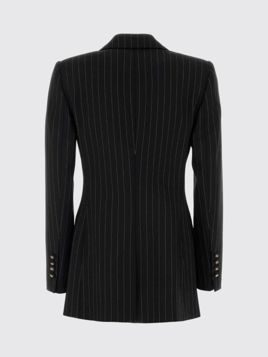 26SS 돌체앤가바나 싱글 브레스티드 핀스트라이프 울 자켓 F29QGTFRBC0 S8051 Striped - DOLCE & GABBANA