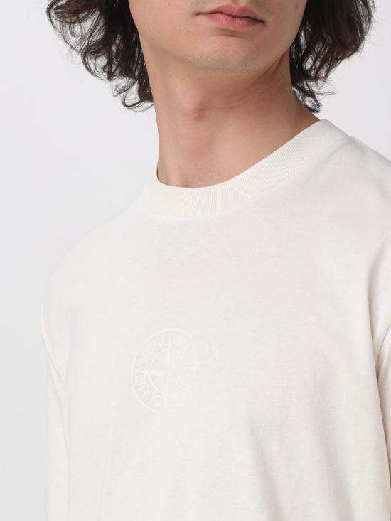 26SS 스톤 아일랜드 반팔 티셔츠 2100001S0E14 V0093 Ivory - STONE ISLAND