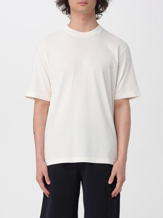 26SS 스톤 아일랜드 반팔 티셔츠 2100001S0E14 V0093 Ivory