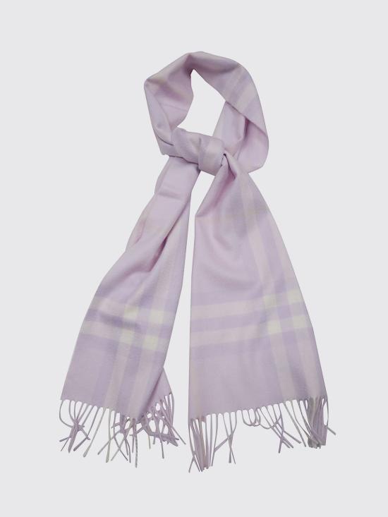 26SS 버버리 체크 캐시미어 스카프 8112651 Pink - BURBERRY