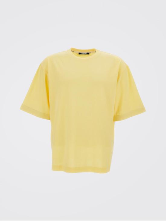 26SS 자크뮈스 반팔 티셔츠 26ETSM00578AJ00254 210 Yellow - JACQUEMUS