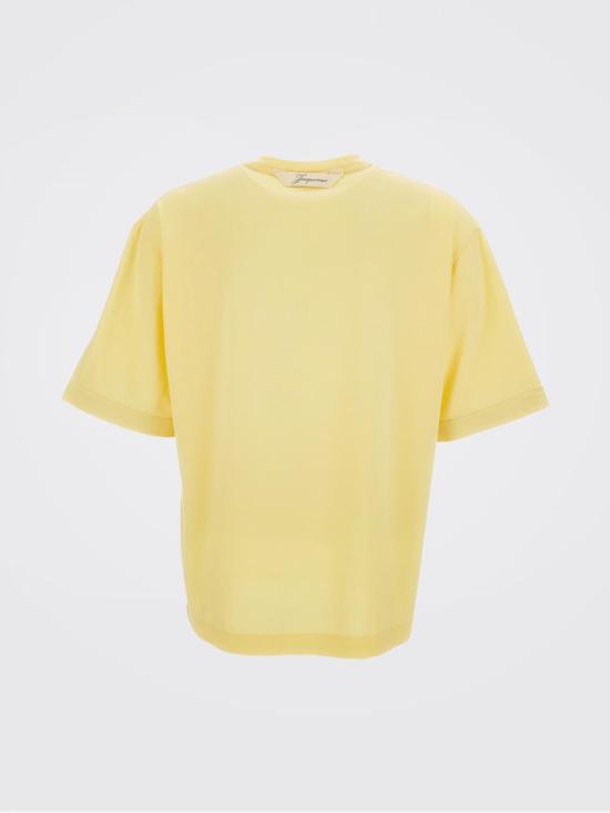 26SS 자크뮈스 반팔 티셔츠 26ETSM00578AJ00254 210 Yellow - JACQUEMUS
