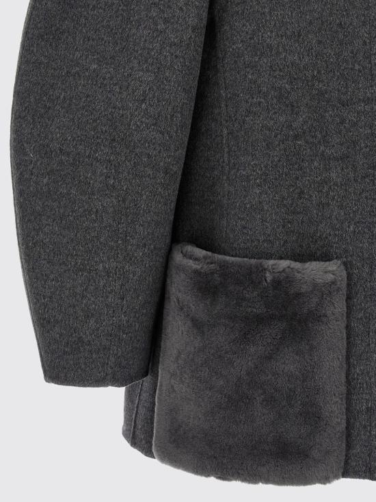 25FW 펜디 코트 FJ7647A5HD F1M2T Grey - FENDI