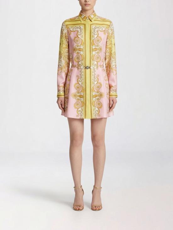 26SS 베르사체 미디 원피스 10189331A17165 5Y590 Multicolor