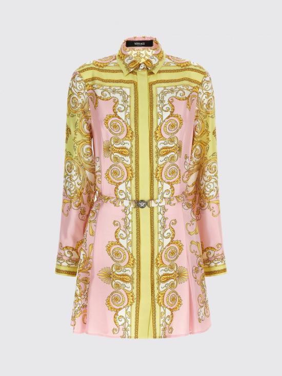 26SS 베르사체 미디 원피스 10189331A17165 5Y590 Multicolor - VERSACE